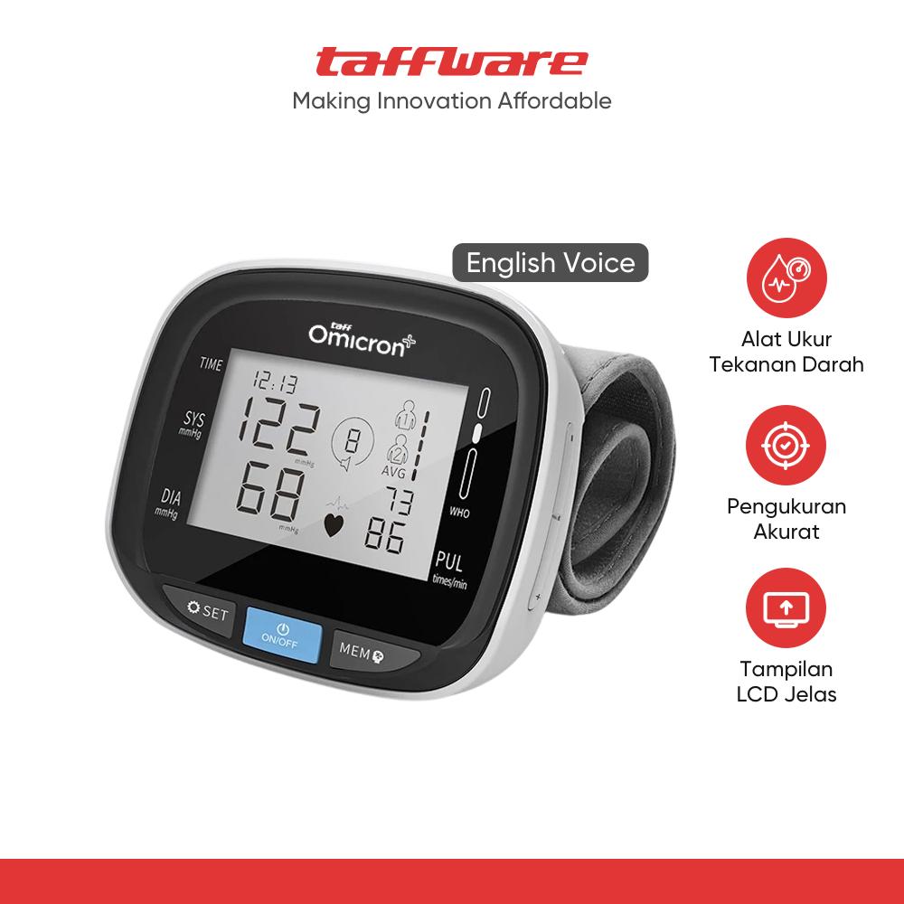 ️TaffOmicron Tensimeter Digital Pengukur Tekanan Darah Gula Darah - GUP-W5