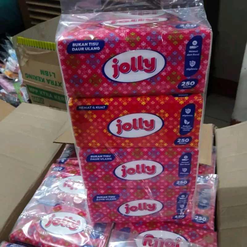 Paket 4 Pcs Tisu Jolly 250 Sheet Hemat dan Kuat  Tissue 4