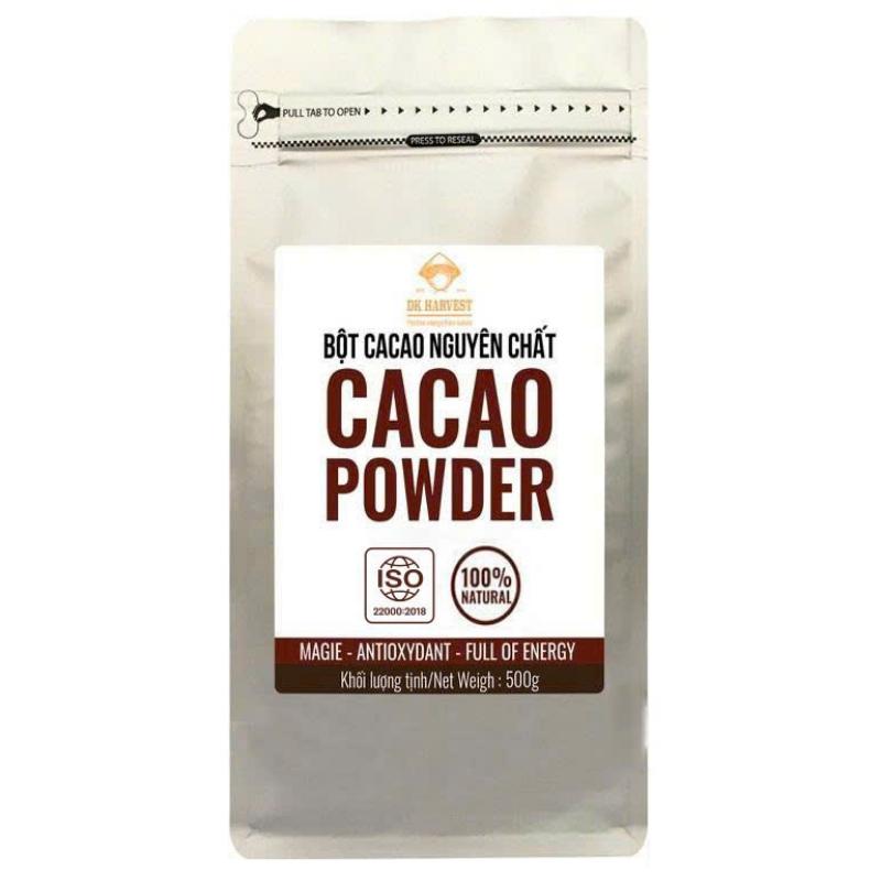 Bột Cacao Nguyên Chất DK Harvest - Chuẩn ISO22000:2018, 11-13% Bơ Cacao | Đậm…
