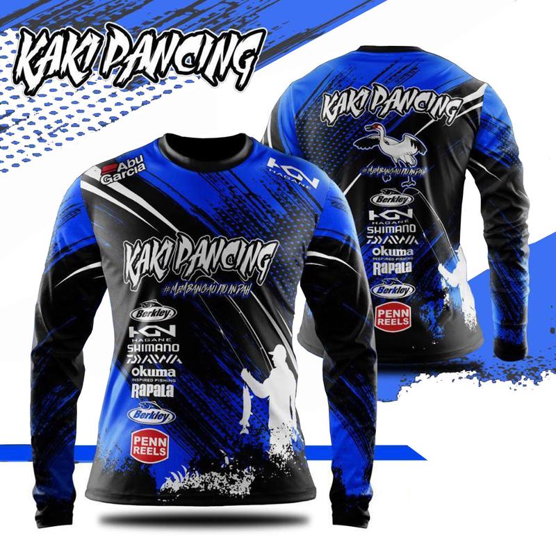 Tshirt Kaki Pancing | Angler Shirt Sublimation | Baju Memancing ...