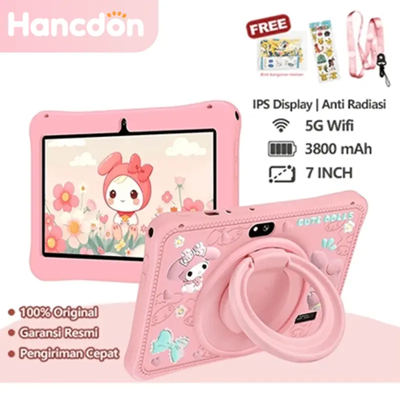 【Bisa COD】Hancdon Kids Study Tab F06 7 inch Tablet Edukasi Anak/tablet anak Anak/Tablet Anak Android/tablet anak murah/Tablet Anak educational Kids 2026/tablet anak yang murah/Tablet Anak Murah
