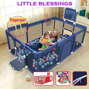 [ Read✅] Kolam Mandi Bola Anak Pagar Bayi Pagar Mainan Anak Keranjang Mandi Bola Anak Kolam Bola Anak Pagar Anak 180*120*60 CM Blue&Red-Pagar Anak Bermain Mandi Bola Mainan Anak Mainan Anak Anak Perempuan Mainan Bola Bayi Alat Olahraga Camping Tenda