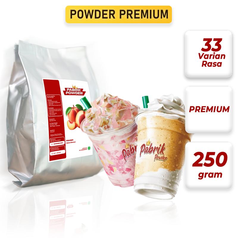 Powder Premium 250 Gram, Premium Drink Series, Bubuk Minuman 1