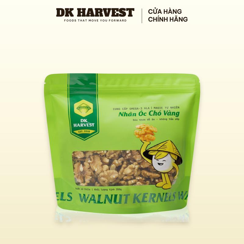 Túi 350g Nhân Óc Chó Vàng DK Harvest - Rắc Lên Salad/ Yến Mạch - 100% Thơm Mới,…