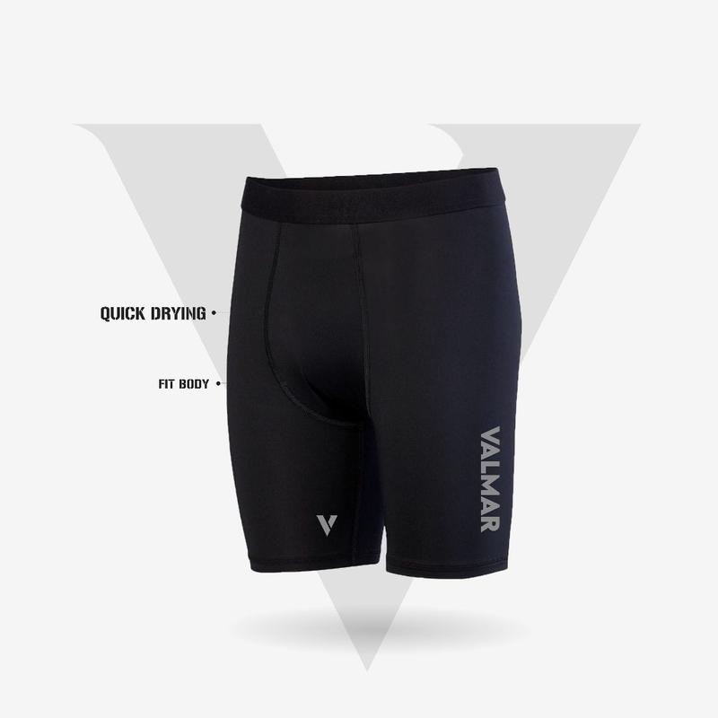 Legging pendek pria olahraga original valmar / compression short leggings man sport / celana pendek ketat bahan spandex 1