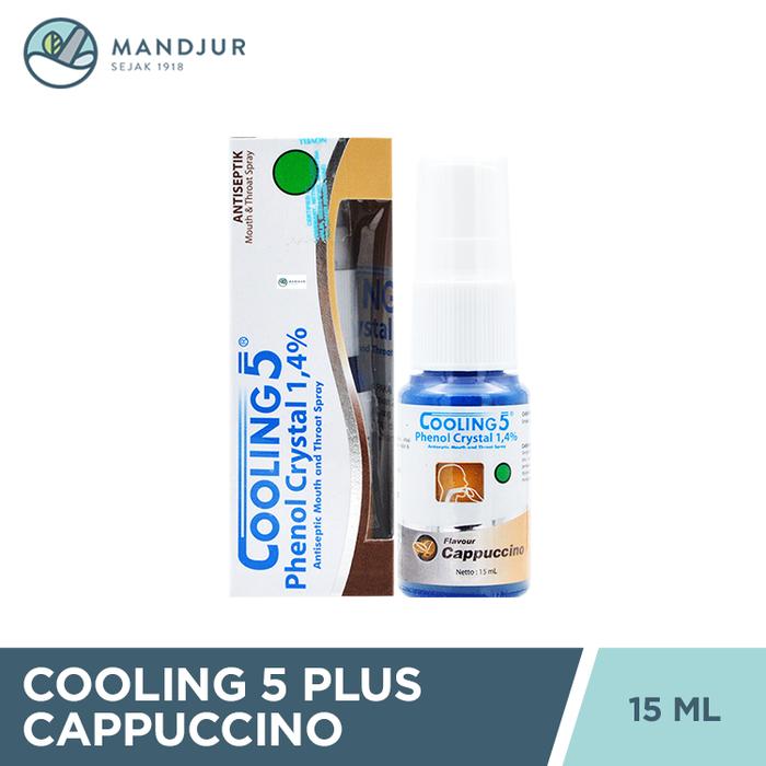 Gambar Cooling 5 Spray Cappucino - Obat Sariawan Sakit Tenggorokan dan Gusi dari Apotekmandjurofficial Kota Administrasi Jakarta Pusat Tokopedia