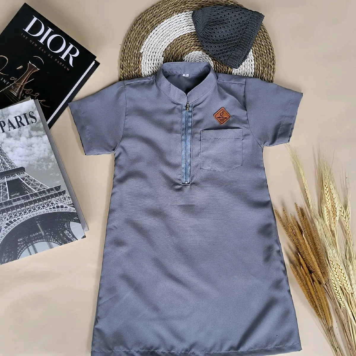Jubah bayi aqiqah_jubah gamis koko anak laki-laki_jubah koko murah free peci Baju