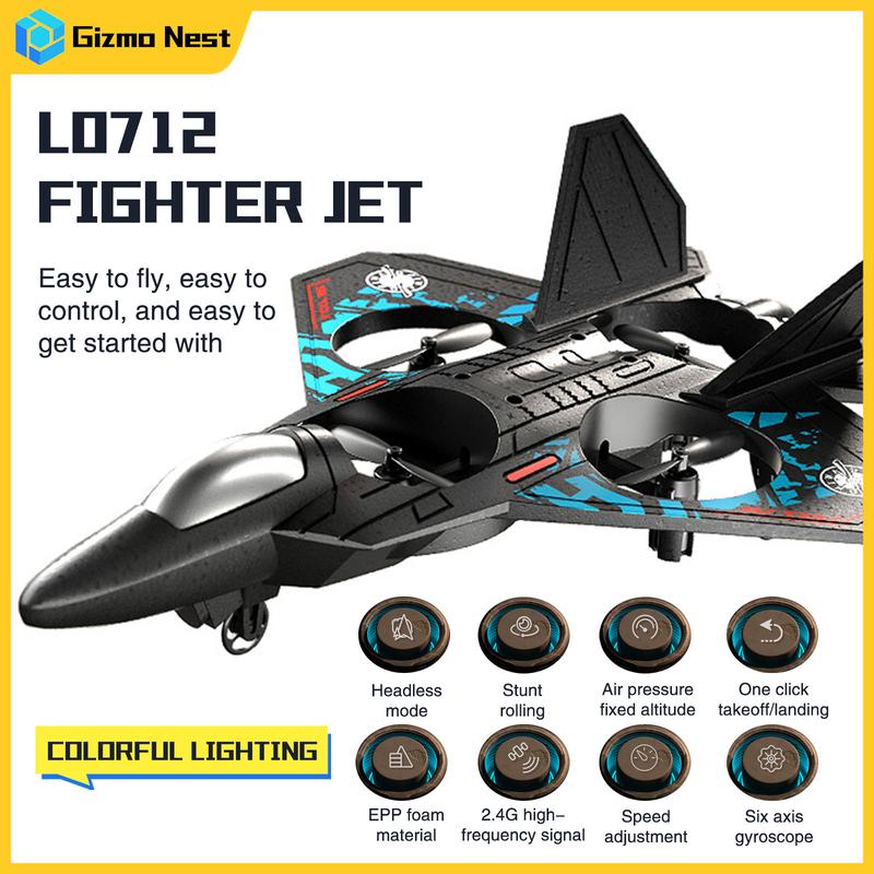 L0712 Jet Fighter Remote Control Aircraft Foam Remote Contro - TikTok ...