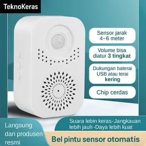 TeknoKeras Bel Pintu Otomatis Sensor Gerak – Bisa Rekam Suara & Sambut Tamu