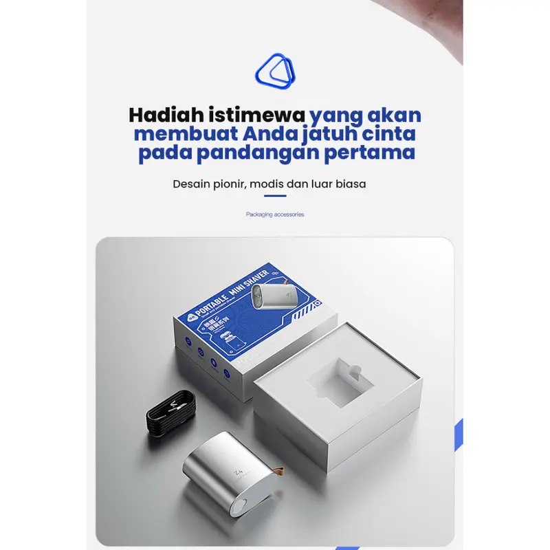 Lydsto x Enchen Z4 Pop-up Shaver Mini Travel Alat Cukur Elektrik Pencukur Jenggot Waterproof Portable 7
