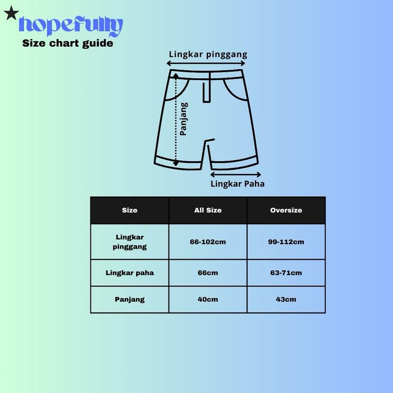 HOPEFULLY BOXER PANTS Allsize|•| Celana hoop shorts 2