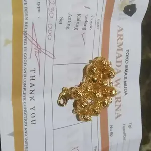 GELANG TANGAN LAMPION WANITA emas muda 3,5g free surat resmi dari toko