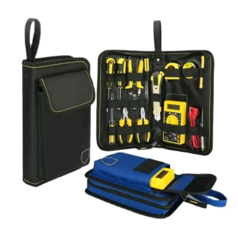 Tas obeng lipat, tas perkakas tas peralatan listrik, tas obeng model lipat tool bag