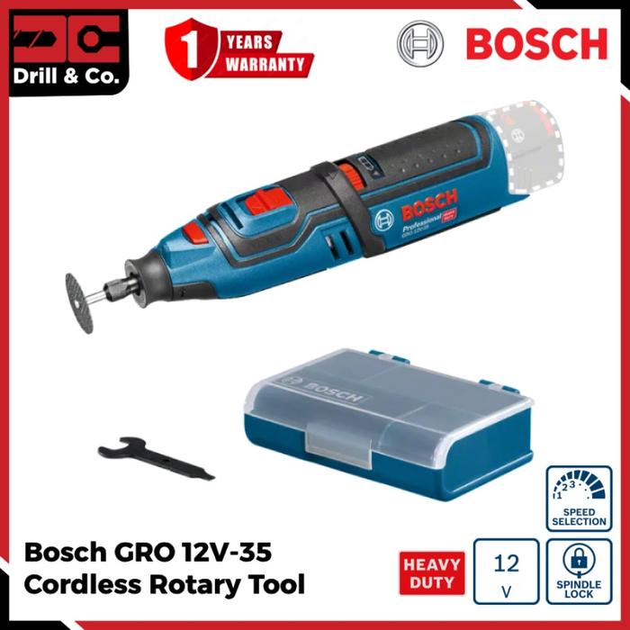 Gambar BOSCH Cordless Rotary Tool Bosch GRO 12V-35 - Unit Only dari Drill&Co Kota Administrasi Jakarta Barat Tokopedia