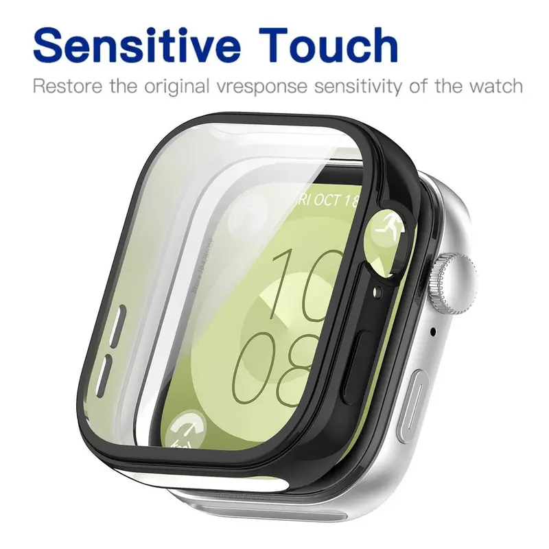 TPU Screen Protector Cover for Huawei Watch Fit 3 Case Huawei Watch Fit 3 Jam Tangan Pelindung Smartwatch Huawei Fit 3 Full Coverage Bumper Accessories 4