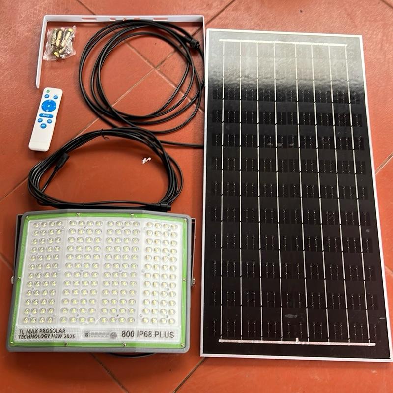 TẶNG DÂY NỐI 5M PHIÊN BẢN NÂNG CẤP BẢO HÀNH 3 NĂM 1 ĐỔI 1 NHÔM ĐÚC 384 CHÍP LED ĐÔI Đèn Năng Lượng Mặt Trời Mắt Ngọc 800W