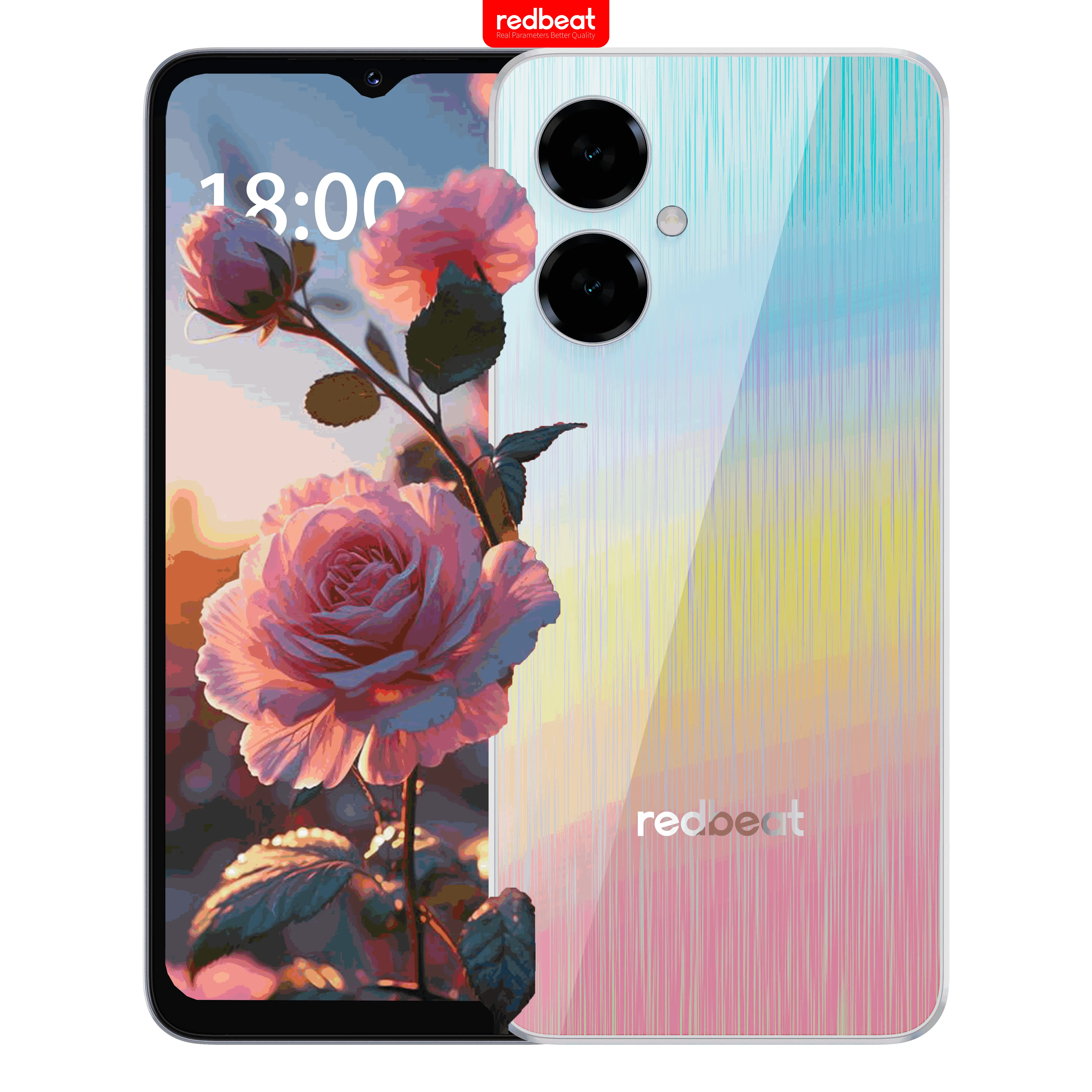 Redbeat D5 Android 14 Cellphone,6.52 Inch HD+60HZ,Octa-Core 6GB (3
