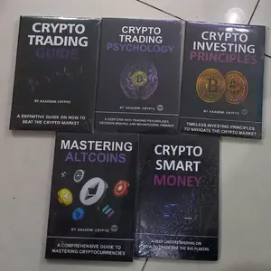 PAKET 5 BUKU CRYPTO TRADING GUIDE CRYPTO TRADING PSYCHOLOGY CRYPTO INVESTING PRINCIPLES MASTERING ALTCOINS CRYPTO SMART MONEY