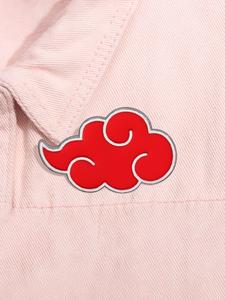 Naruto Shippuden Akatsuki Nube Pin de esmalte de caricatura Anime Broche de aleación Insignia de mochila de solapa Accesorios de bisutería de moda Regalo para amigos