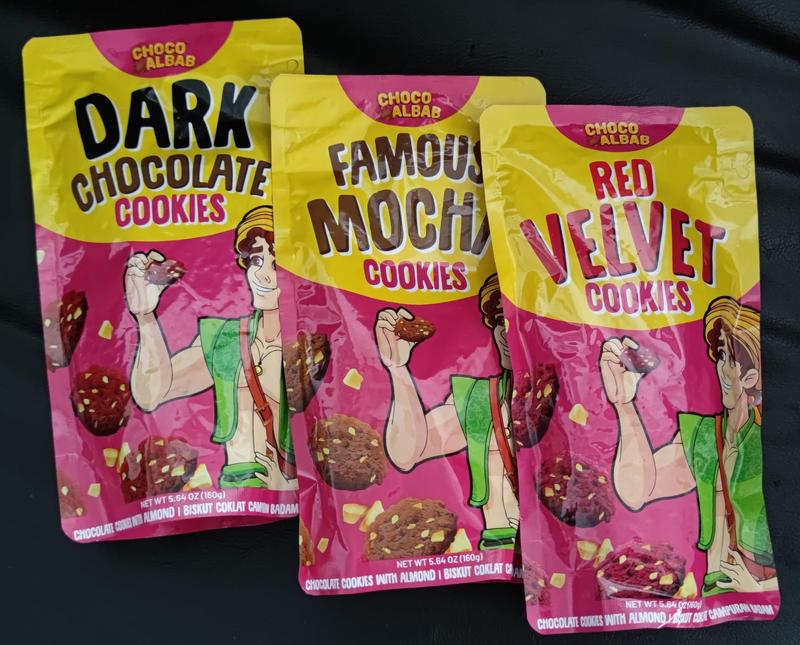 Choco Albab Dark Chocolate Cookies Single Packs 2