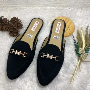 noedy !! bapaukpkp|| sepatu mules wanita || mules terbaru || slipon mules kerja flat shoes cute