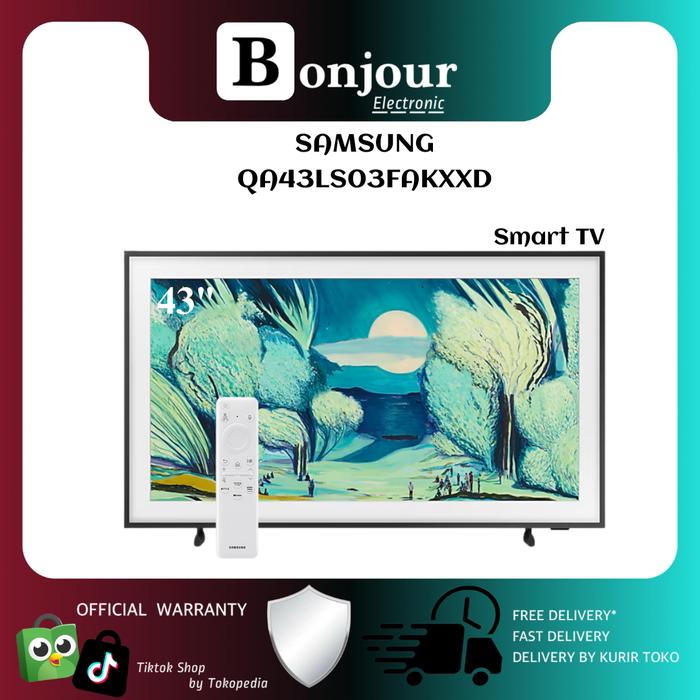 Gambar Samsung 43LS03F 4K QLED 43 Inch Smart TV Samsung QA43LS03FAKXXD Pengganti 43LS03D dari Bonjour Electronic Official Kota Depok Tokopedia