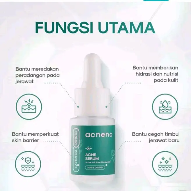 Daily Acne Moisturizer - Acneno isi 50gr | Membantu Wajah Lebih Terhidrasi Dan Perbaiki Skin Barrier | BPOM Original