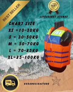 [spesial disc] Atunas Pelampung Rompi Keselamatan Anak dan Dewasa foam TEBAL