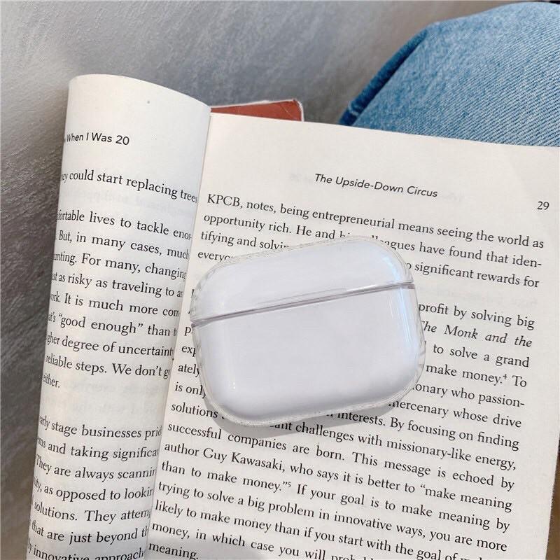 Airpods Pro Pro 2 gen 3 Casing Premium Soft Hard Case Transparan Transparent Bening 5
