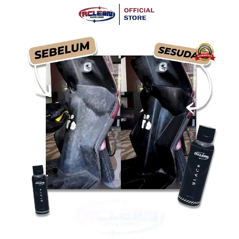 Terlaris No. 1 | Beli 1 Dapat 2 RCLEAN Black & Shine Master Penghitam Body Kendaraan Permanen dan Pengkilap Body Kendaraan Permanen Car 2
