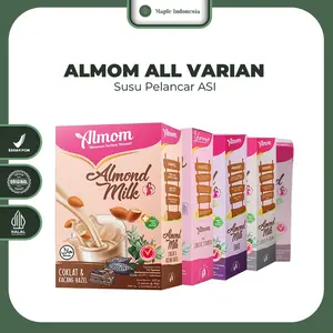 ALMOM BOX PELANCAR ASI Busui dan TM 3 | Susu Almond ASI BOOSTER Banjir dan Lancar | Enak dan Multigizi Alami | Tidak Bikin Mual