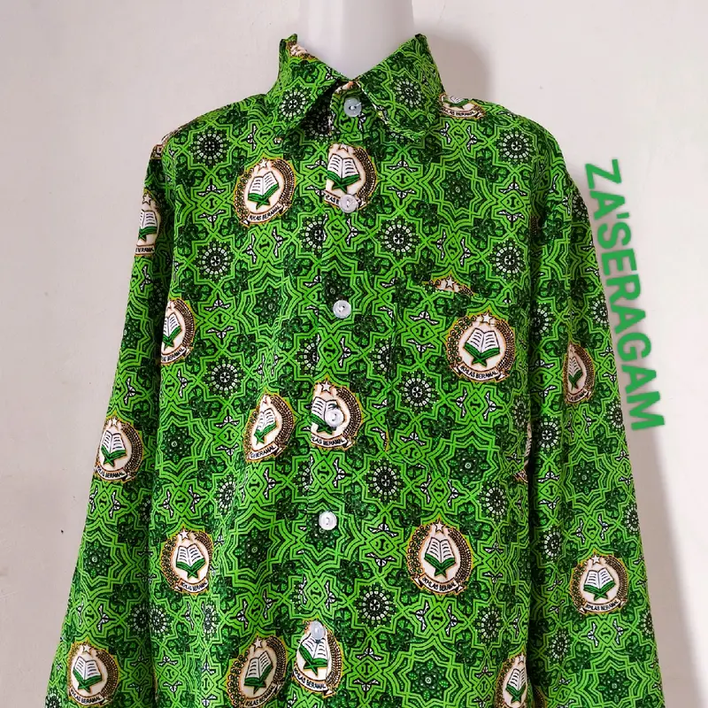 BATIK Mi-BATIK Diniyah-BATIK MI MOTIF ALIFA HIJAU 0