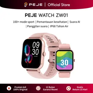 PEJE Smart Watch ZW01 Jam Tangan  Classic Design 24/7 Health Monitoring 10 Days Battery Life