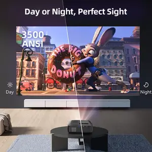 CAIWEI A10R 3500ANSI 1920 * 1080P Full HD 4K Projector Smart Android Auto Focus Outdoor Home Cinema Projectors for Movies Video - A10R Gray 200009209:201447604