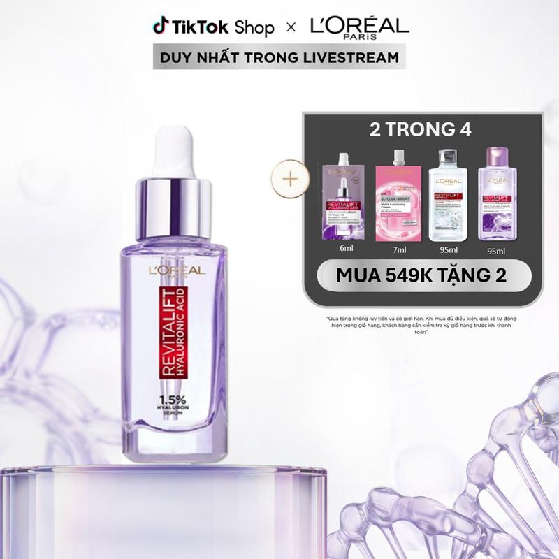 Serum siêu cấp ẩm & giảm nếp nhăn Revitalift Pure Hyaluronic Acid 1.5% 30ml