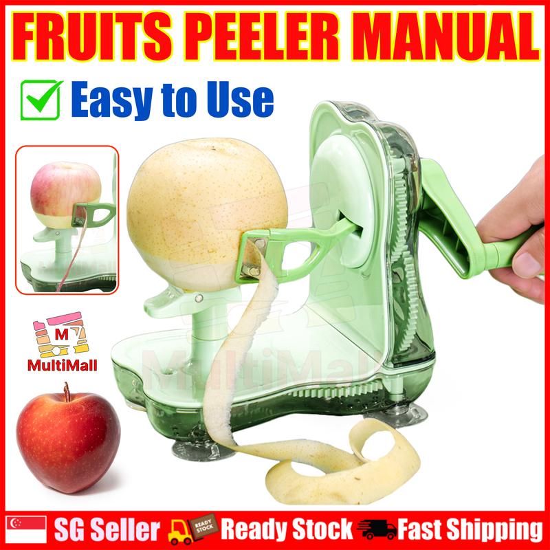 Fruits Peeler Manual - Apple Peeler, Multifunctional Manual Quick Pear ...