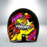 Gambar Marzano Helmet - Helm Retro Marzano X Never Too Lavish - S dari Marzano Originals Kota Administrasi Jakarta Timur 5 Tokopedia