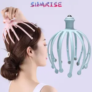 Alat Pijat Kepala 12 Jari Pijat Refleksi dengan Bola Baja Relaksasi Otot & Sirkulasi Darah