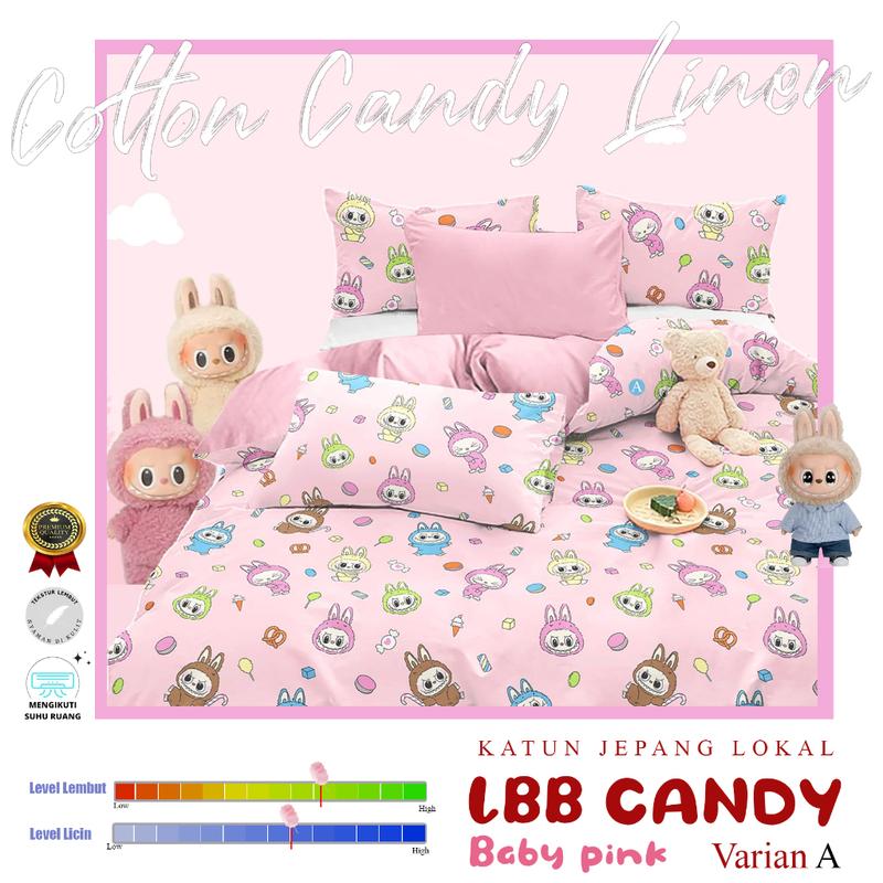sprei viral sprei motif anak labubu set sarban dan sargul terbaru 1
