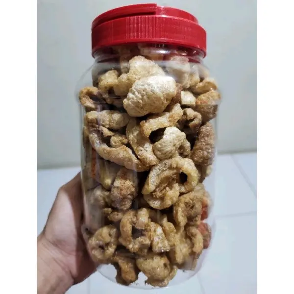 rambak babi cujiuca kerupuk kulit babi samcan non halal Cemilan Toples Snack 8