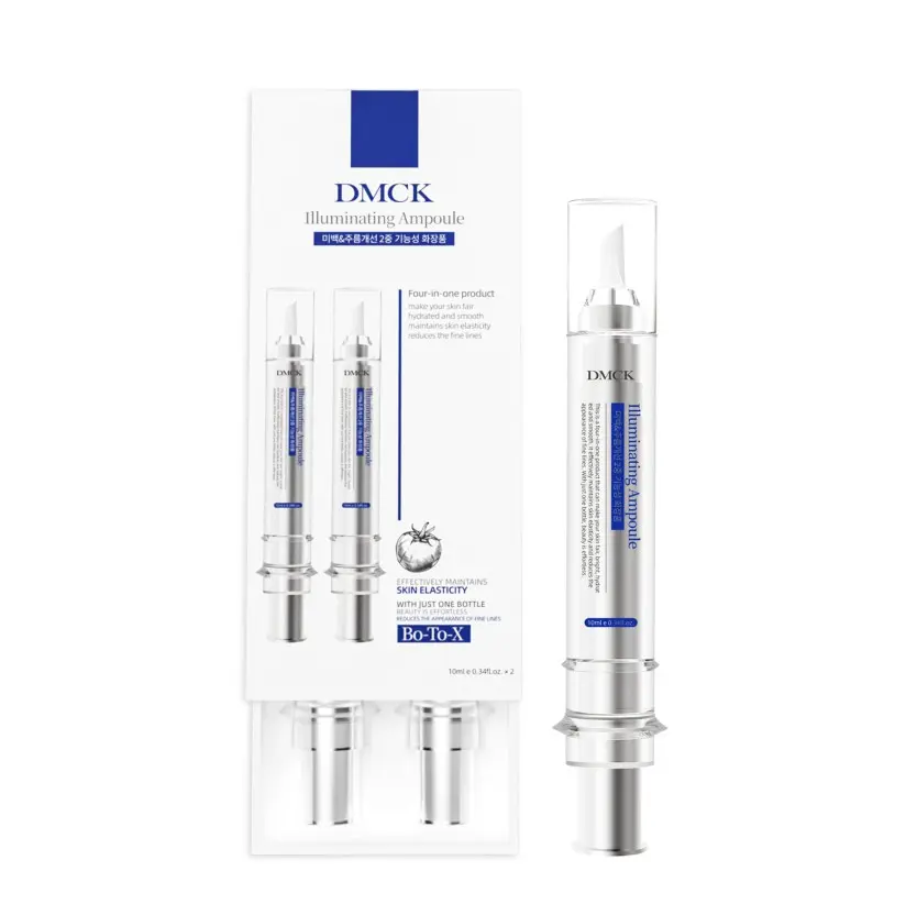 DMCK Illuminating Ampoule (10ml/2oz) x1 + DMCK Salmon Illuminating Ampoule PDRN (10ml/2oz) x1 [computerised spare part]