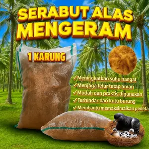 SERABUT KELAPA TEMPAT ANGKREM BURUNG SARANG SERABUT KELAPA