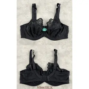 Bra Wanita JUMBO Kawat Cup 3/4 Tanpa Busa ZIVAME Big SIze 32DD s/d 40J  Hias Lace Non Padded Beha Underwire Pakaian Dalam / Underwear NB663