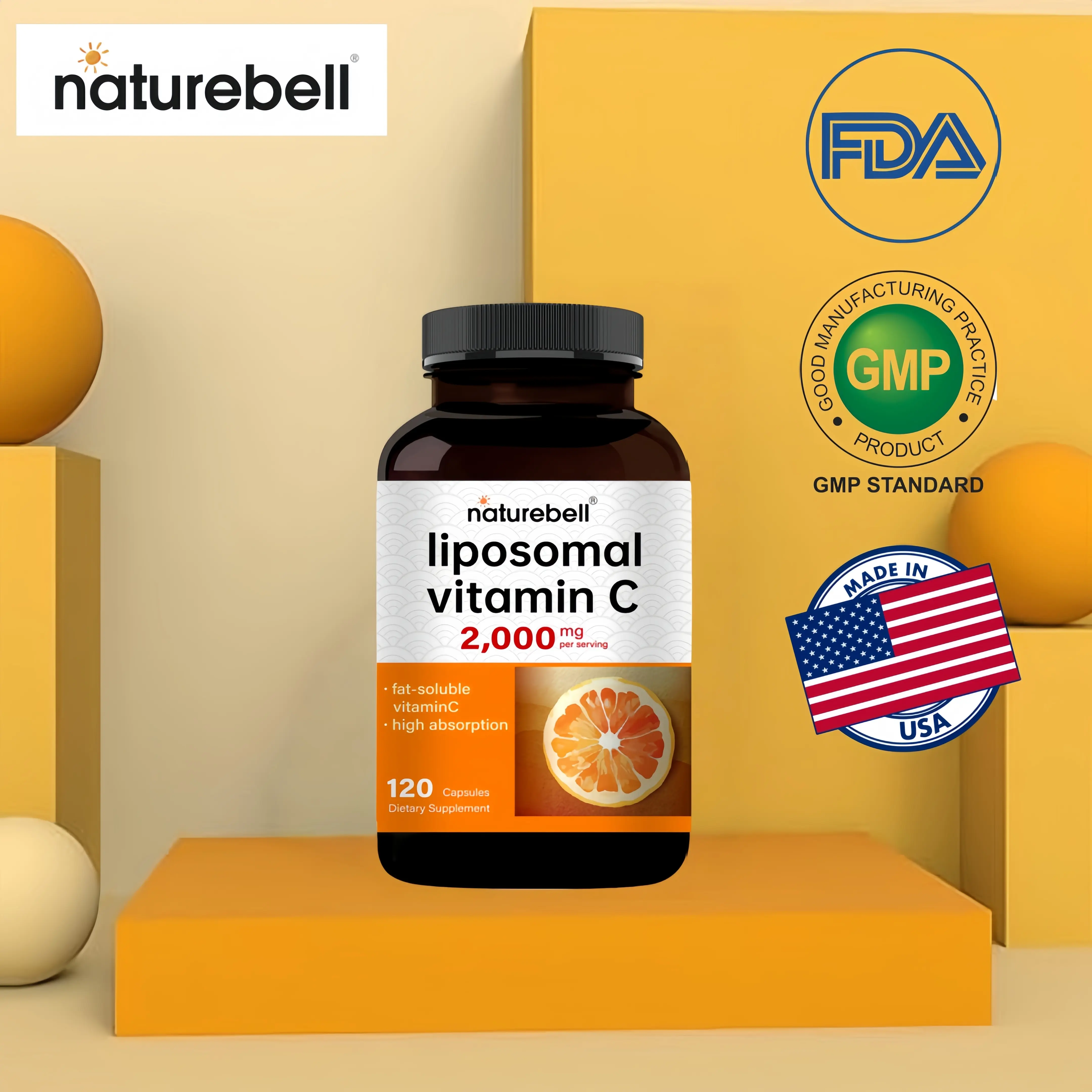 Liposomal Vitamin C 2,000mg Per Serving, 120 Capsules | High Absorption Fat-Soluble Vitamins Immune Support Collagen Booster Antioxidant Supplement Non-GMO - TikTok Shop Philippines Liposomal Vitamin C 2,000mg Per Serving, 120 Capsules | High Absorption Fat-Soluble Vitamins Immune Support Collagen Booster Antioxidant Supplement Non-GMO - TikTok Shop Philippines