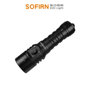 Sofirn SD06 Senter Sorot Selam 3200lm SFT70 Kuat 21700 5000mah Lentera Selam Bawah Air Jangkauan 472m Kedalaman Senter Scuba IP68 Tahan Air