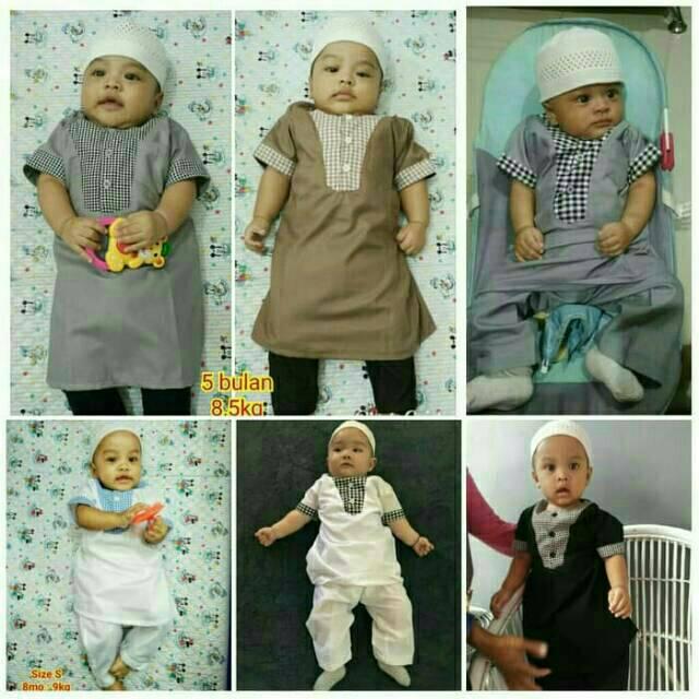 Koko Bayi Turki Baju Anak Muslim Stelan Baju Celana Peci Turky Fashion Muslim Pakaian Muslim Anak 0