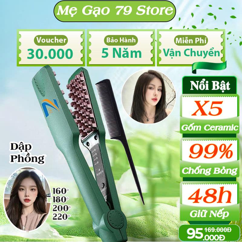 Máy Bấm Dập Xù Dập Phồng Chân Tóc  Răng Vuông Zlife-359 Máy Dập Xù Máy Tạo Nếp Tóc Mini Tiện Lợi Du Lịch, Có 4 Mức Chỉnh Nhiệt