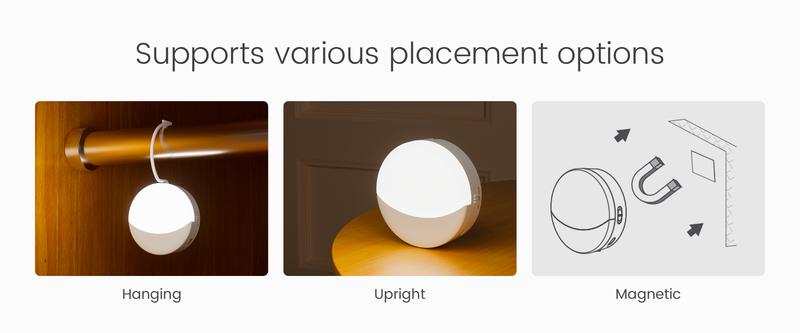Product Introduction of Global Version Yeelight Motion Sensor Night Light USB Rechargeable Body Sensor 3000K Gclightingbathsolutionsg Cozy Moonlight Mode Magnetic Design Smart Home Lamp 21