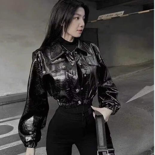 Áo Khoác Da BomBer Túi Hộp - A734