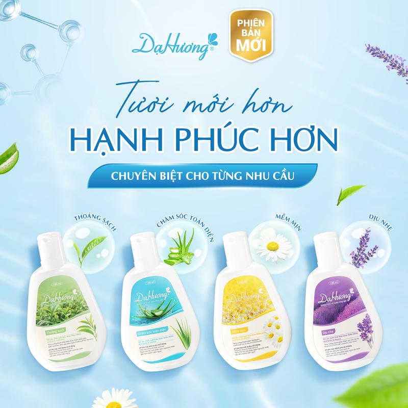   MỚI  DẠ HƯƠNG - DUNG DỊCH VỆ SINH PHỤ NỮ CHĂM SÓC TOÀN DIỆN 